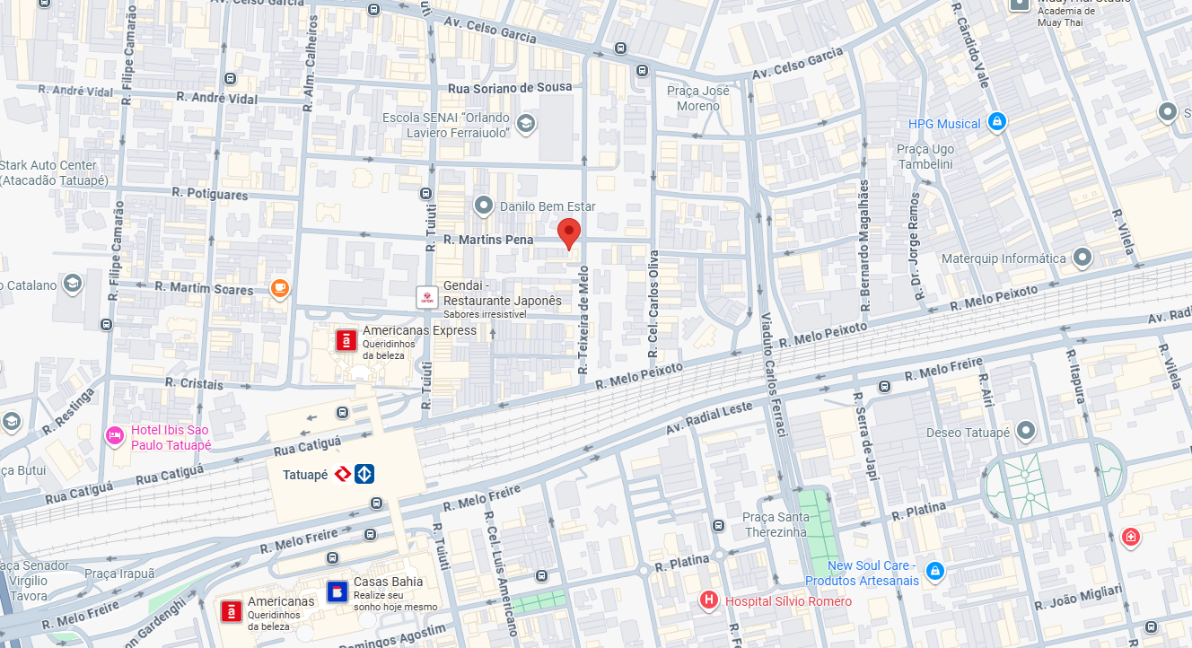 Mapa da localização da Ciclos Psicologia e Terapias Integradas à Saúde no Tatuapé